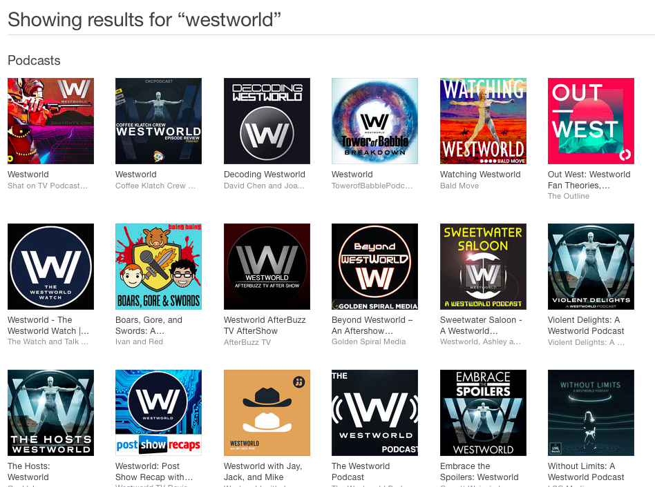 Westworld Podcasts