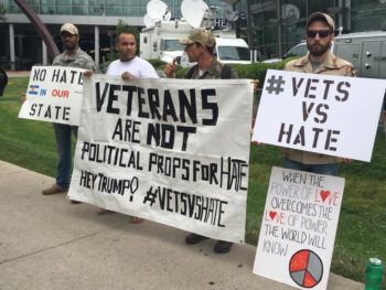 veteran protest