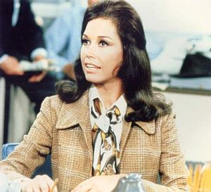 Mary Tyler Moor as Mary Richards in The Mary Tyler Moore Show