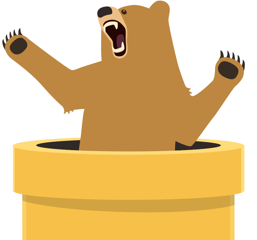 Image 1: TunnelBear VPN Mascot