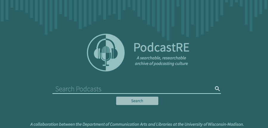 screenshot of PodcastRE