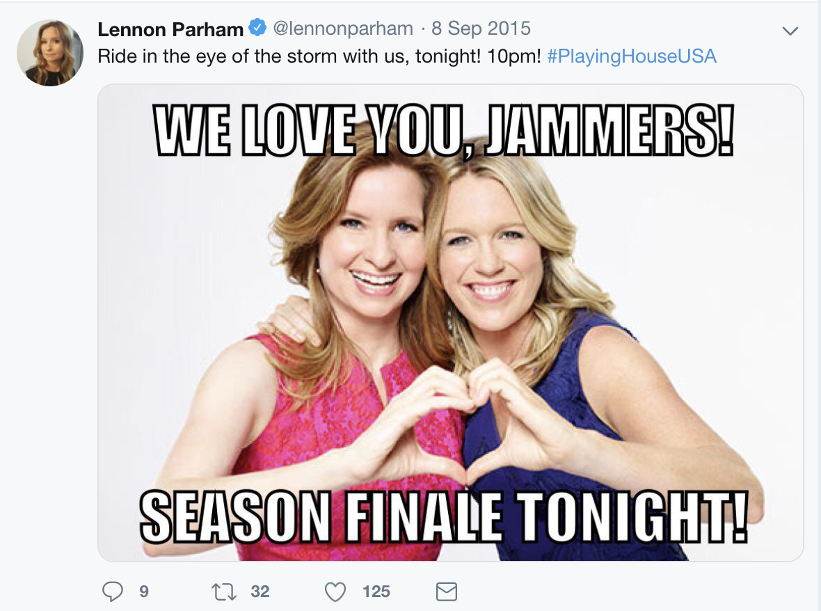 Screenshot of Lennon Parham's Twitter account