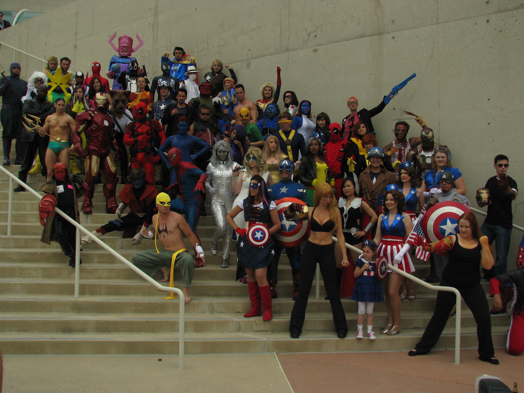 SDCC Marvel Group Shot