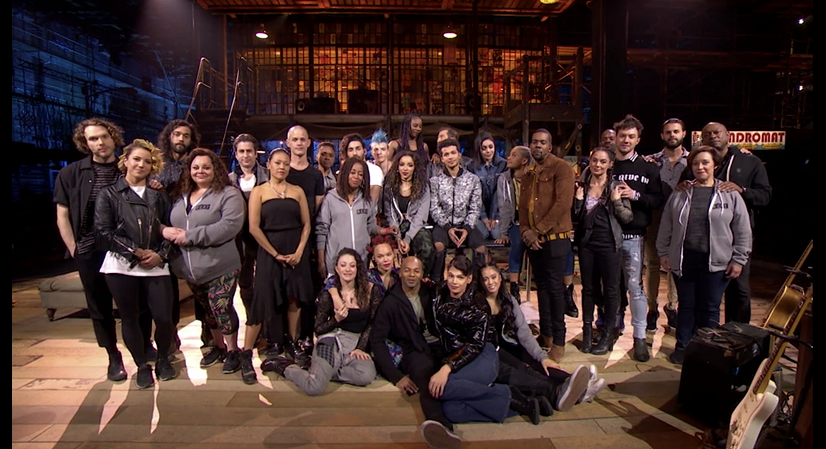 Rent Live cast