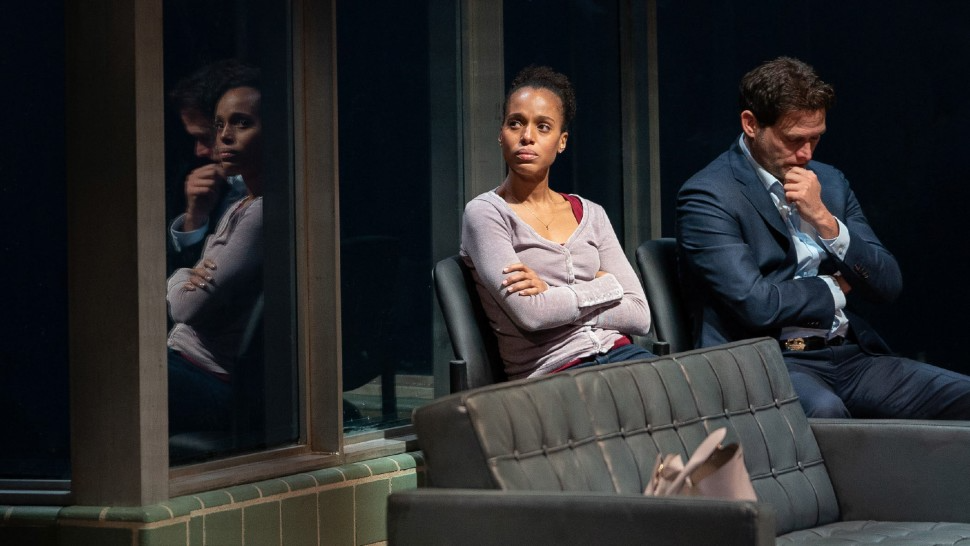 Kerry Washington and Steven Pasquale in American Son