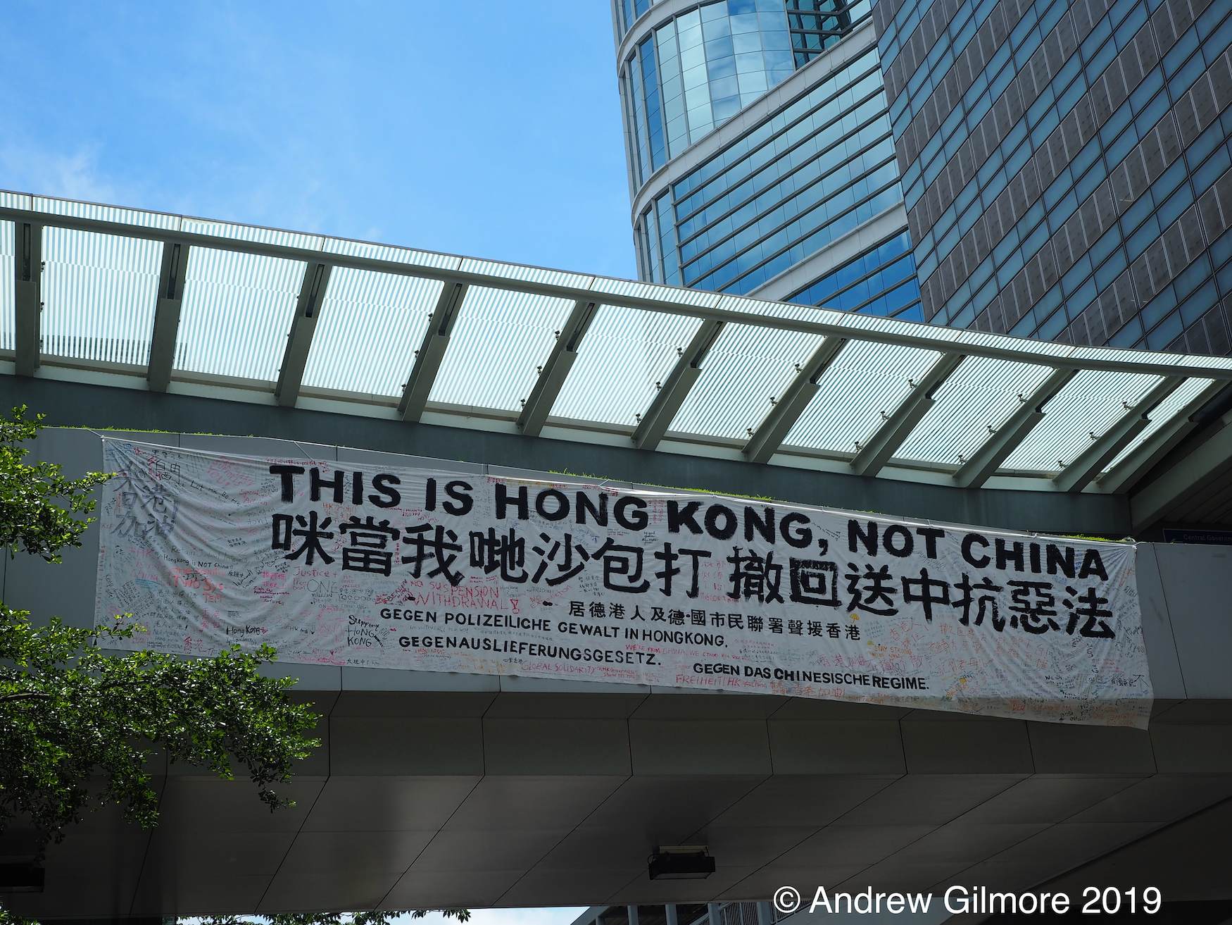 Hong Kong not China banner