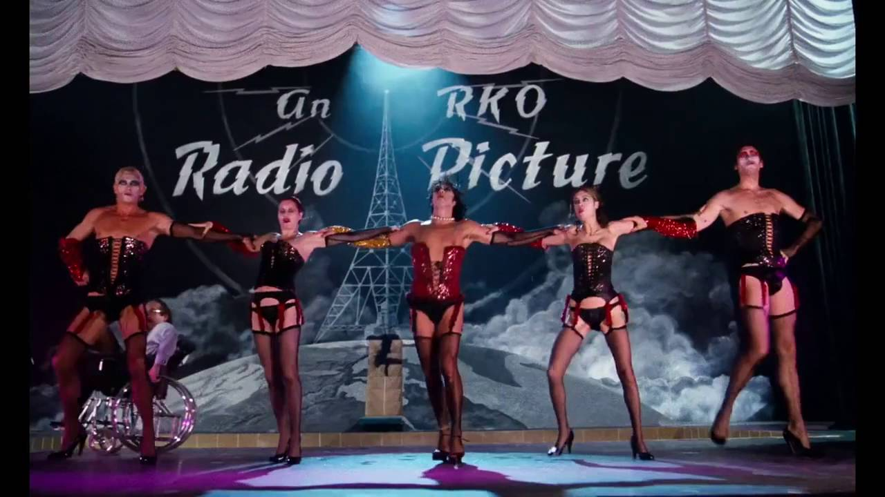 Wild and untamed things: Frank N. Furter copies in the film’s ending kickline.