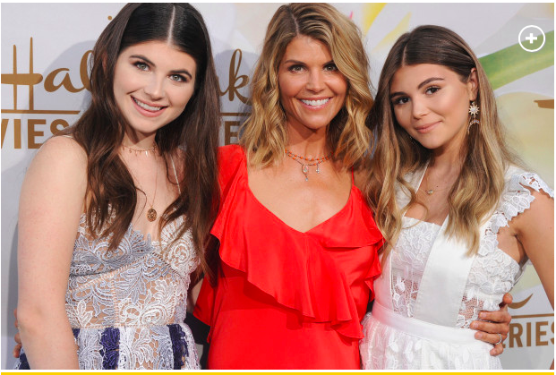 Lori Loughlin with daughters