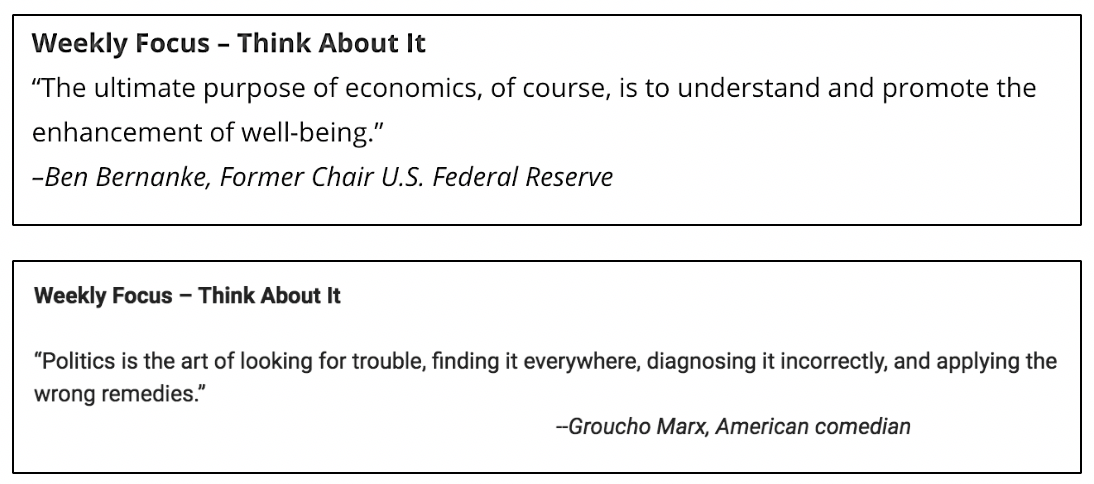 Wise words from Market Commentary from 2/8/16