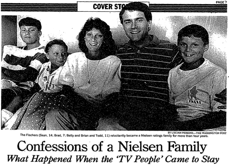 Nielsen family newspaper clipping