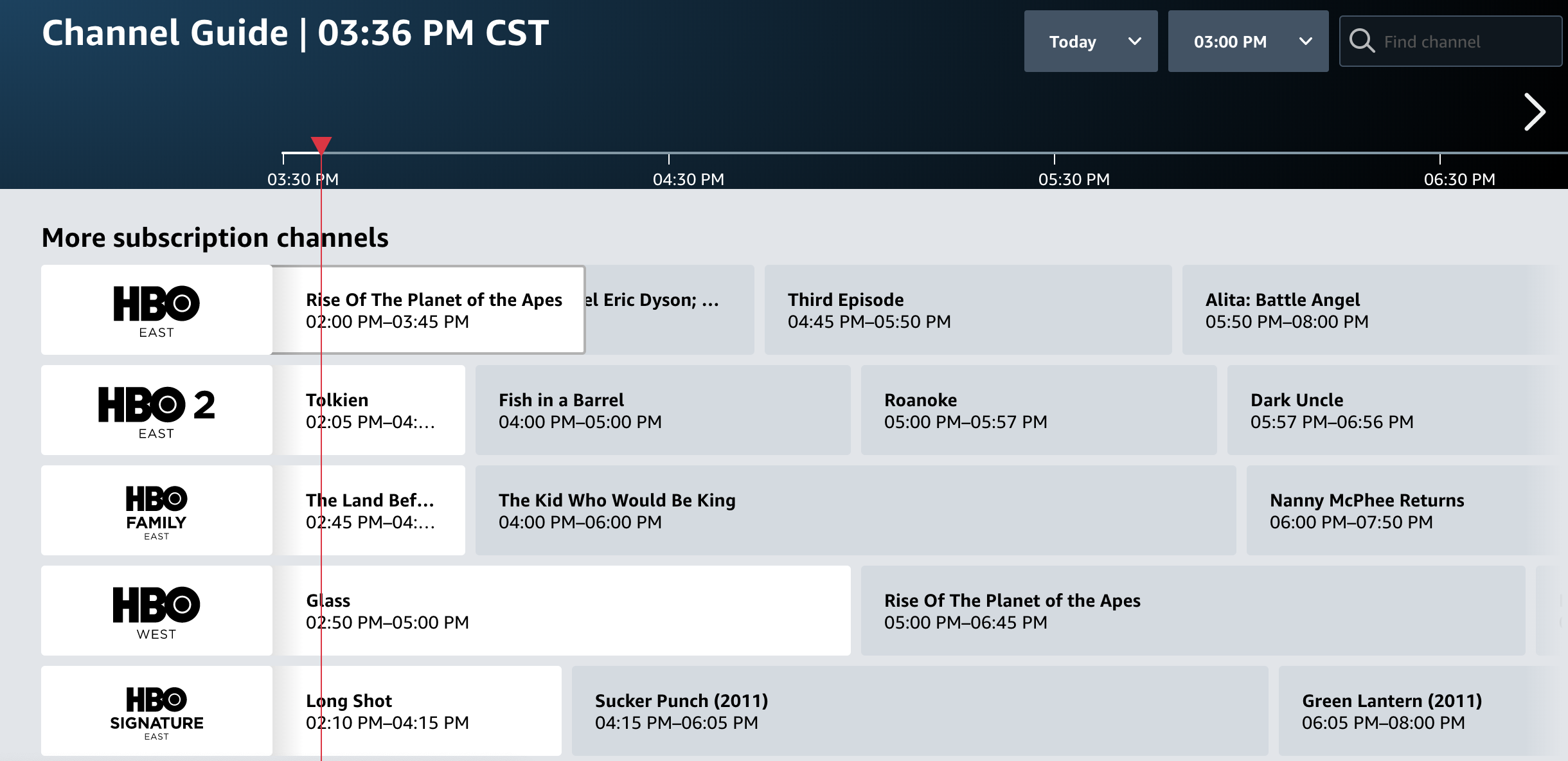 Amazon's aptly named Channels service parallels the industrial logics of MVPDs