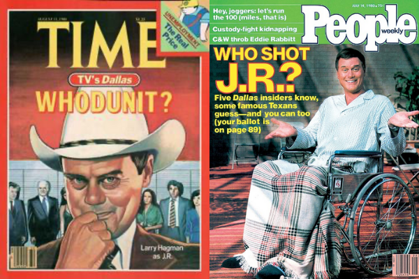 Time and People Magazine speculating on J.R.’s shooter in Dallas