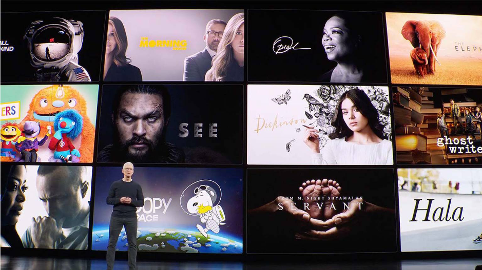 Apple CEO Tim Cook unveiling new lineup of shows for Apple TV+
