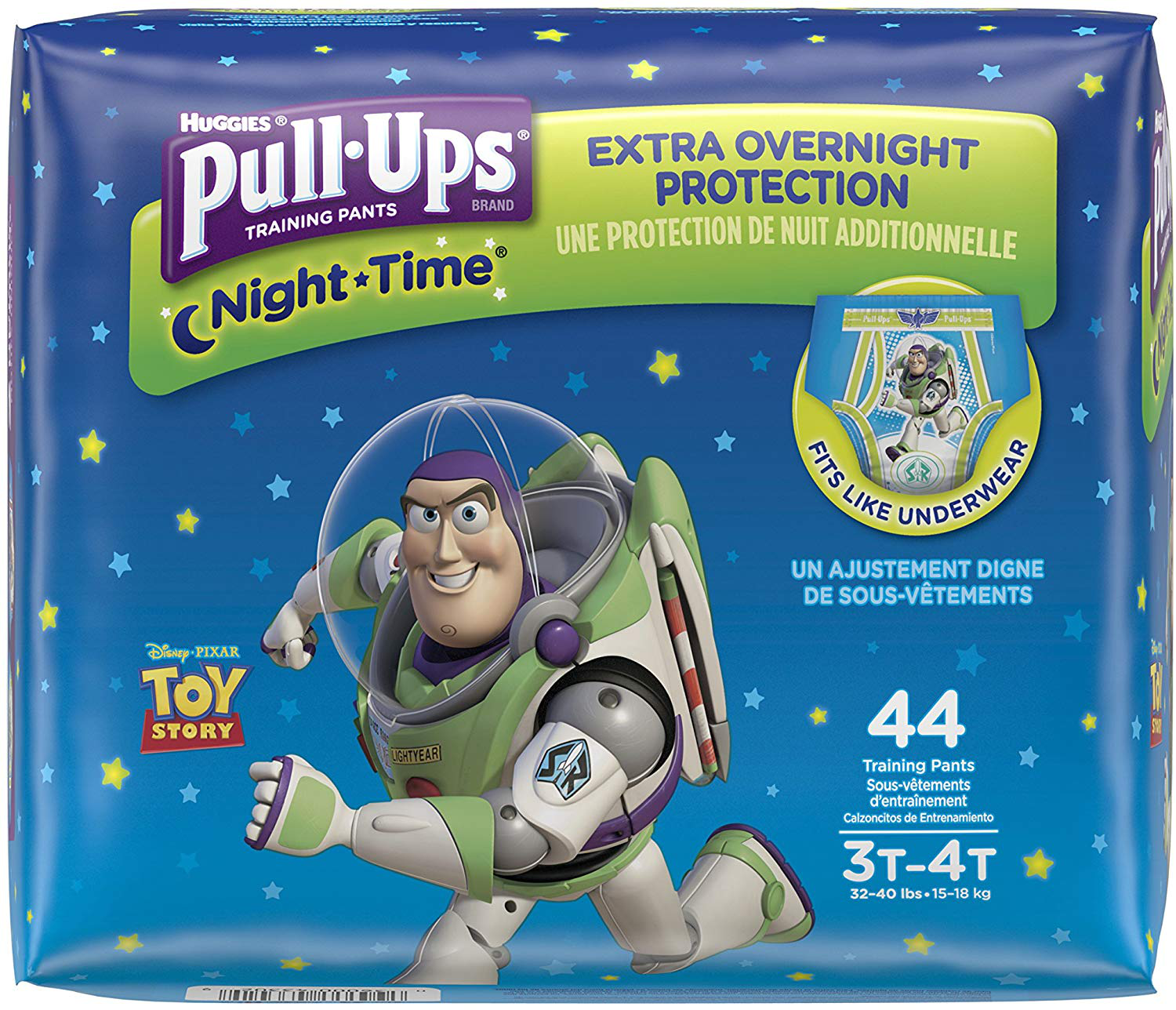 Huggies Pull-Ups are available in a variety of Disney brands, including Toy Story