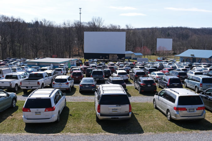 Easter 2020 church service at Becky’s Drive-In Theatre (Walnutport, PA)