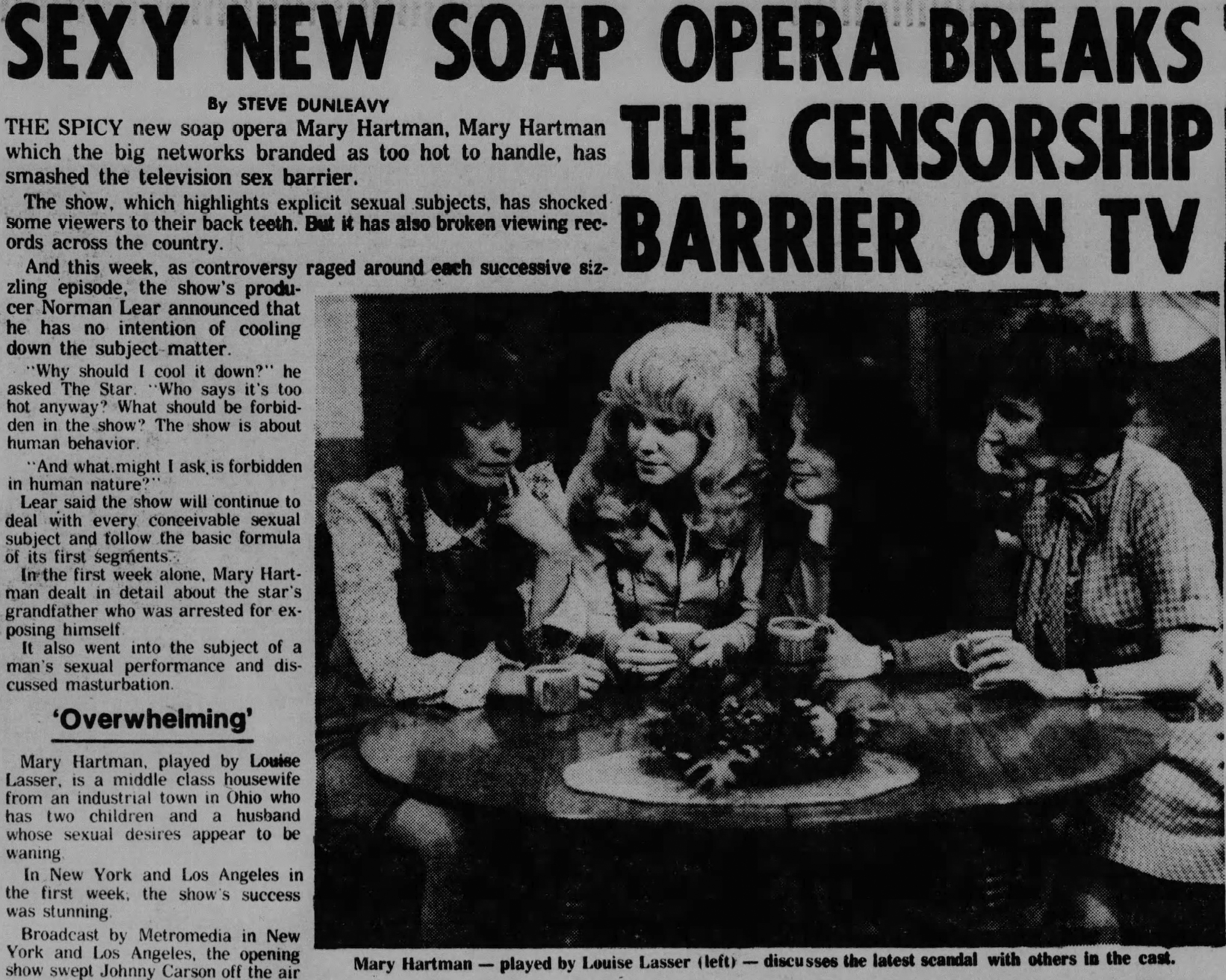 San Antonio Express review of Mary Hartman