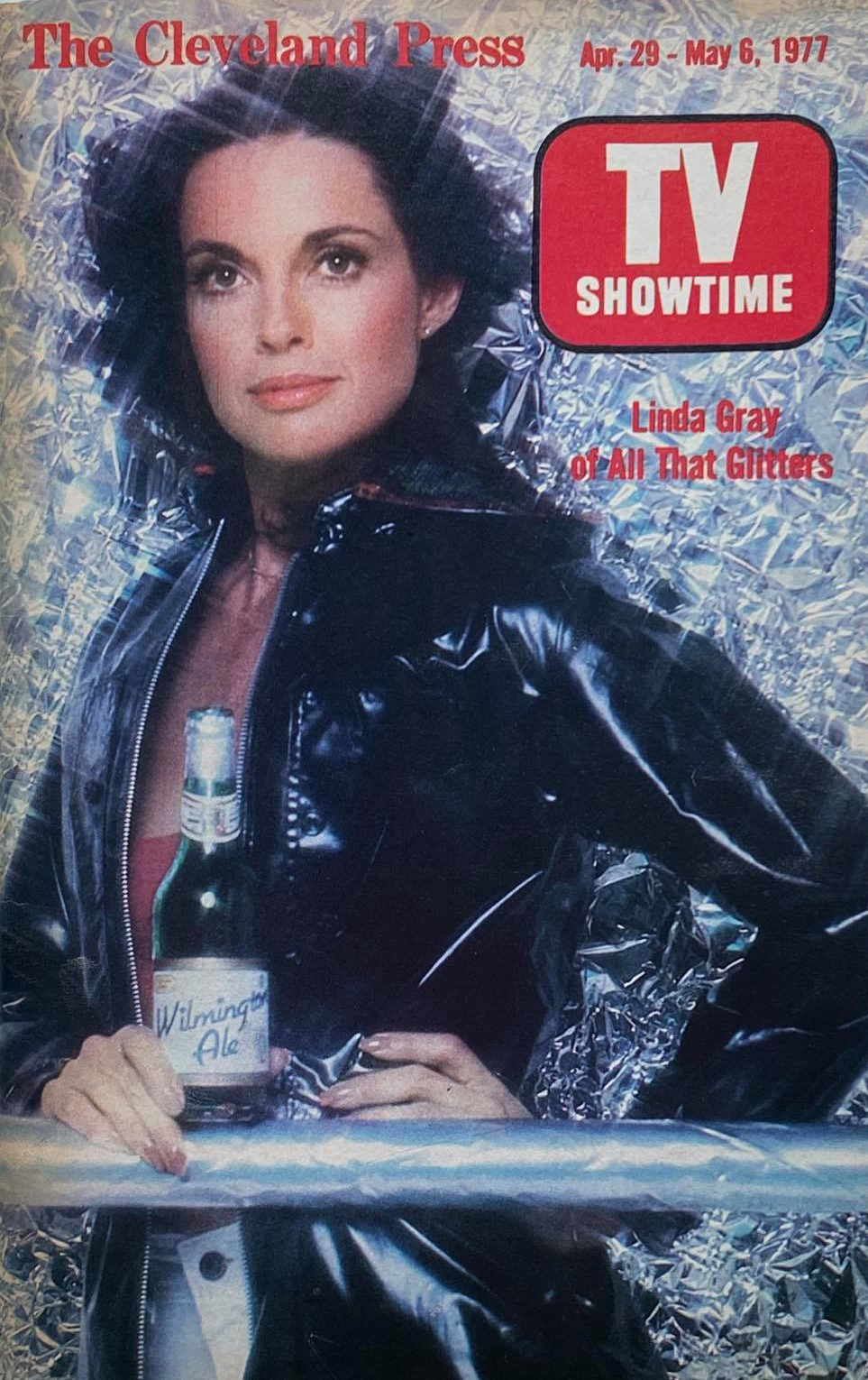 Magazine cover with Linda Murkland