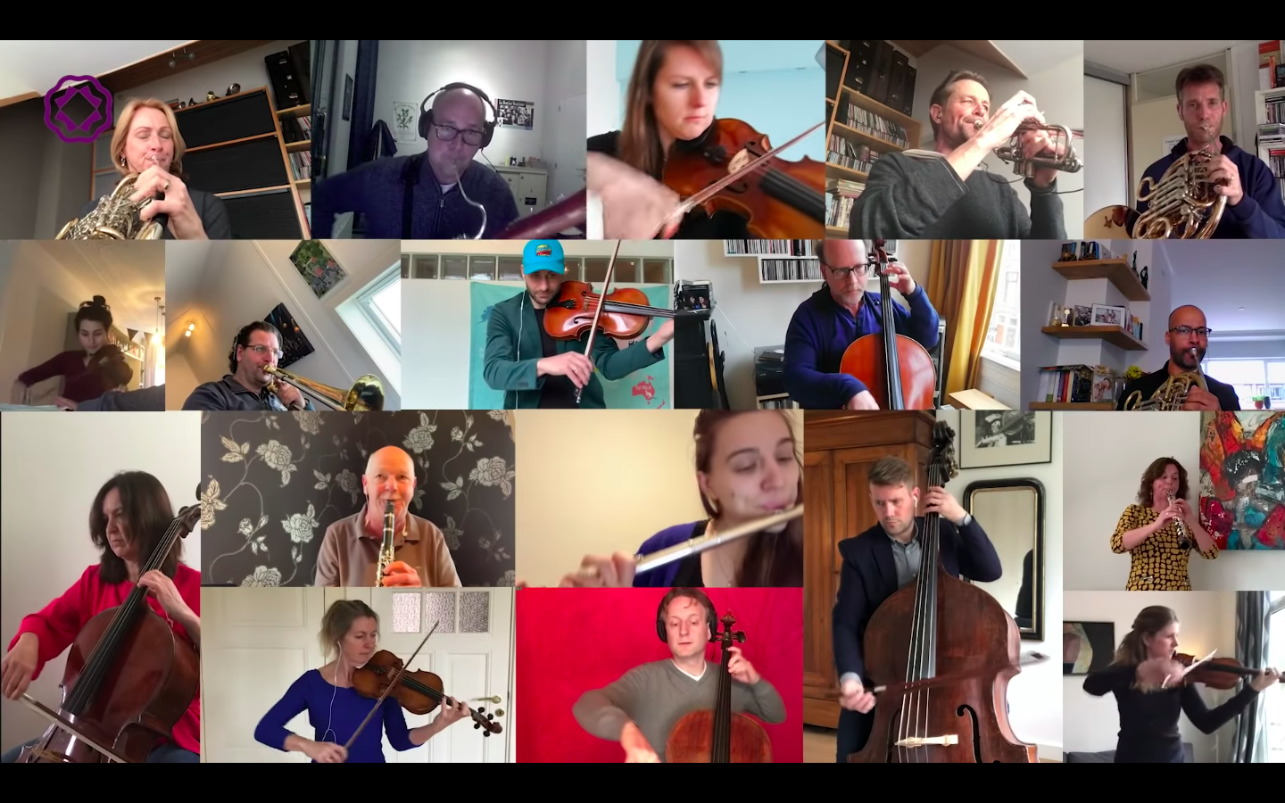 The Rotterdam Philharmonic give a Skype performance of Beethoven’s 9th Symphony