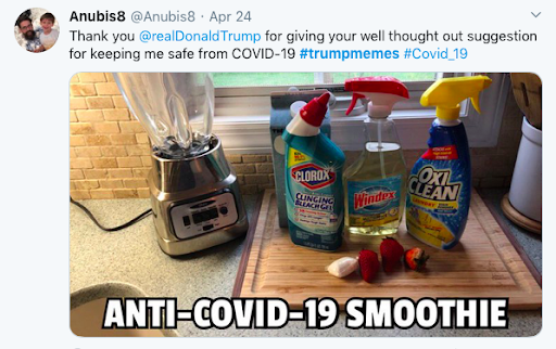 Anti-COVID-19 Smoothie Meme