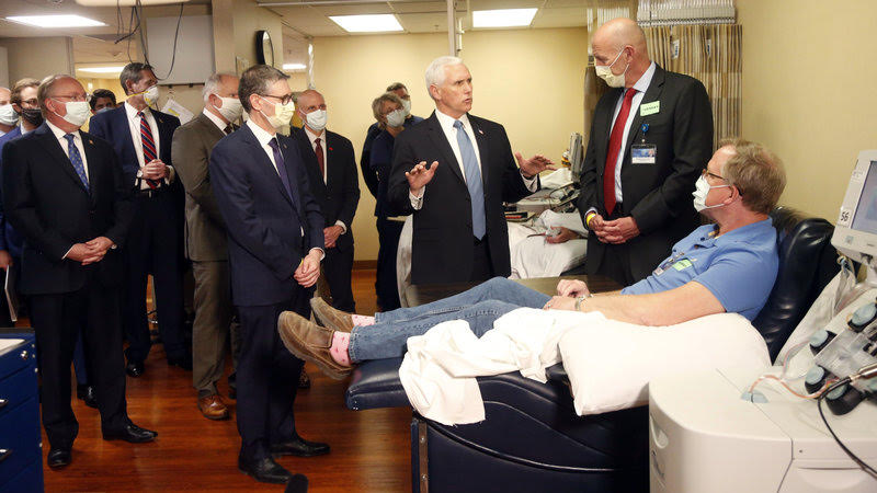 Vice President Mike Pence Visits the Mayo Clinic