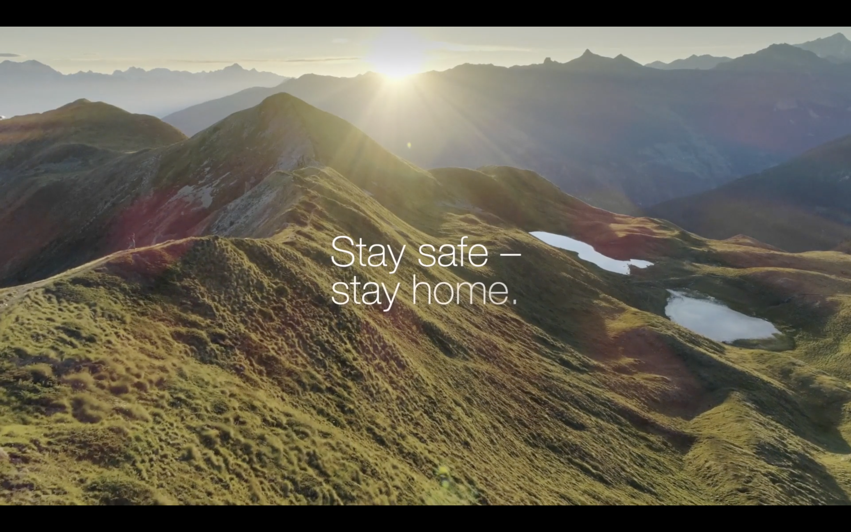 A message from Switzerland's Tourism Board to Tourists: 