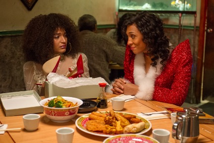 Haitian-Dominican actor Indya Moore and Afro-Puerto Rican actor MJ Rodriguez in the critically acclaimed drama Pose.