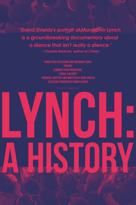 Poster for David Shields’ experimental sports documentary Lynch: A History (2019)