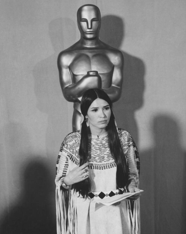 Sacheen Littlefeather upstaging Oscar in 1972.
