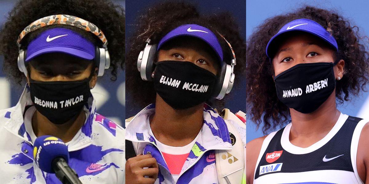 Naomi Osaka’s mask activism at the 2020 U.S. Open.
