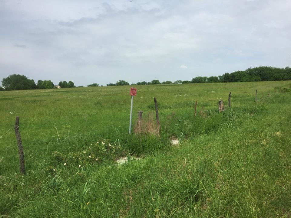 Marker in rural Kansas