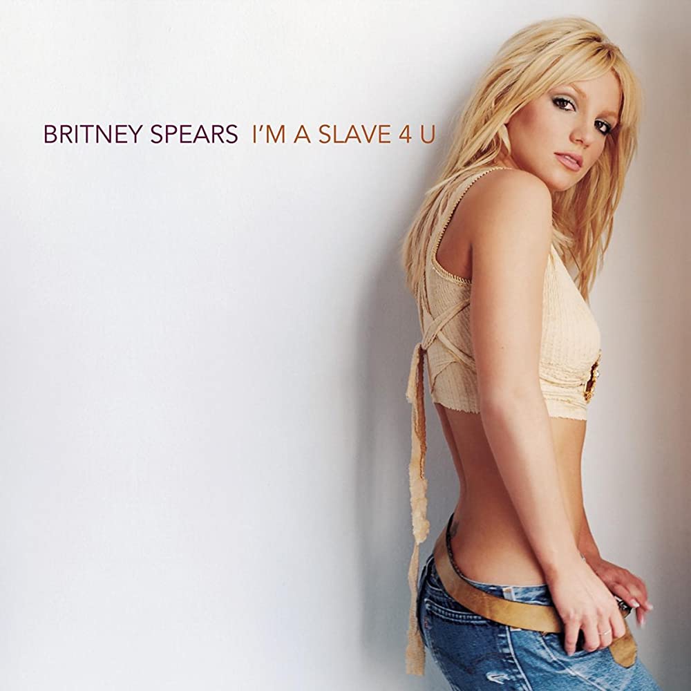 Promotional poster for Britney Spears' I'm a Slave 4 U music video