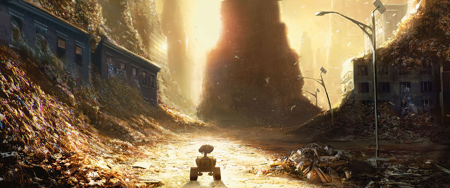 Concept art for Pixar’s WALL-E (2008)