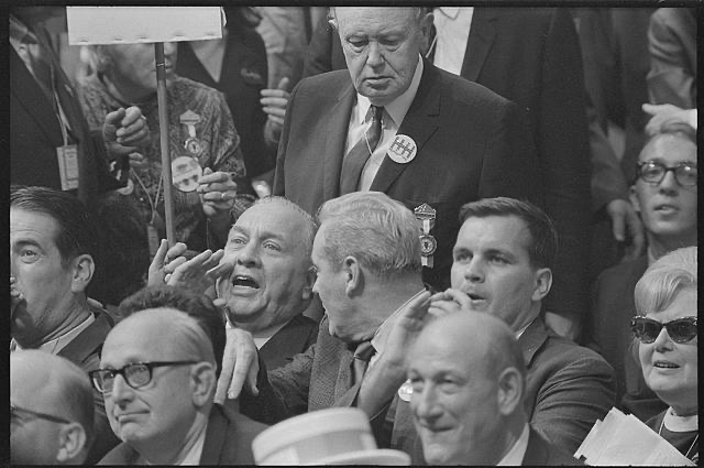 Illinois delegates at the Democratic National Convention of 1968