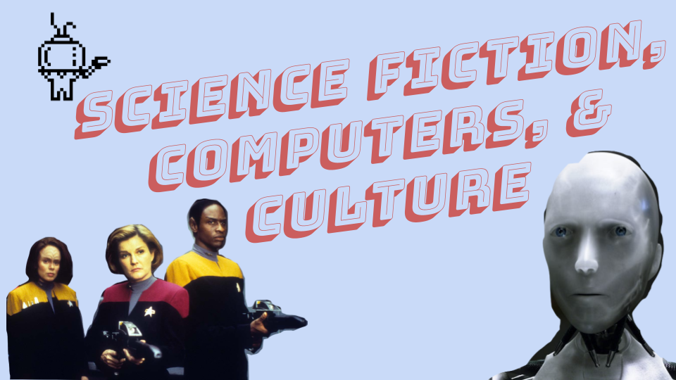 Science Fiction, Computer, and Culture in block letters