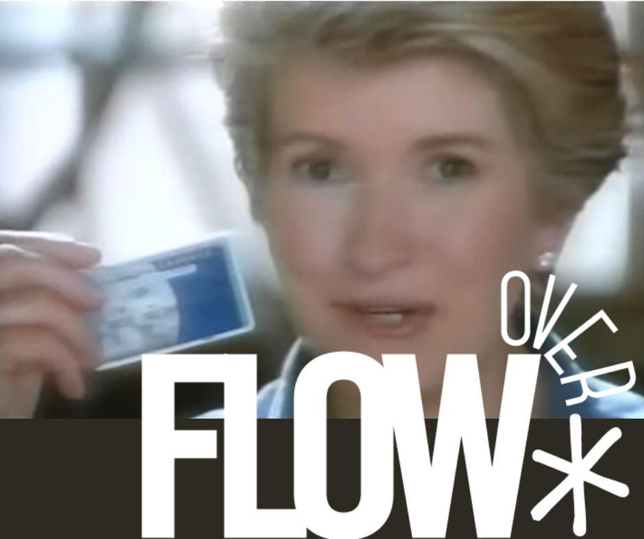 Martha Stewart holding a credit card