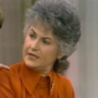 Close up of woman in orange blouse from the television series Maude